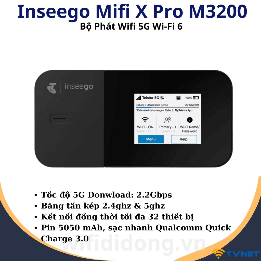 inseego mifi x pro m3200 5